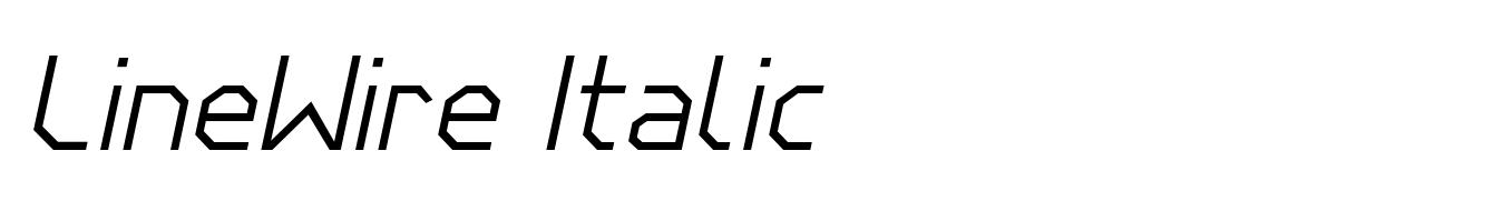LineWire Italic